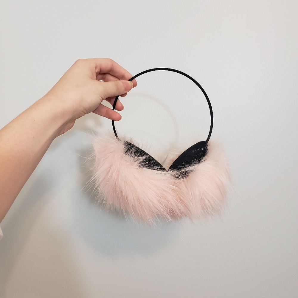 Free People Faux Fur Oversized Earmuffs